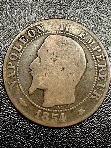 Napoleon iii french centimes - napoleon,