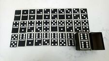 RARE Old Vintage DUNLOP tyres domino dominoes game car automobile complete