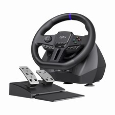 PXN Racing Wheel, V900 Gen 2 PC Steering Wheel with Pedals, Magnetic Encoder.