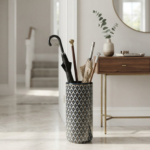 Classic ceramic black white - ceramic, &