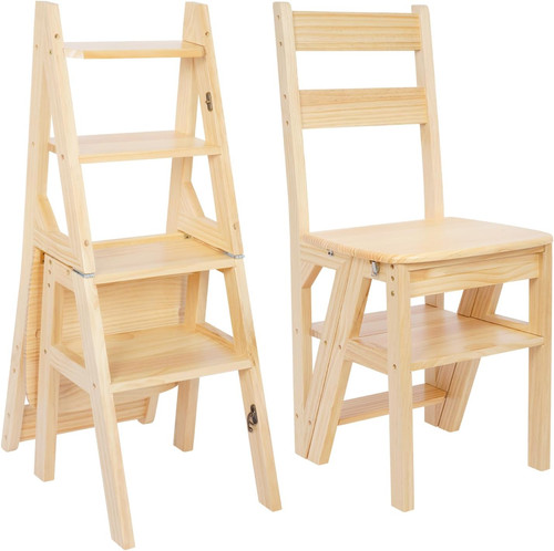 Folding library chair - chair,, step