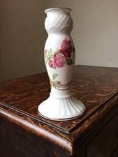 Aynsley ‘Elizabeth Rose’ Fine Bone China Candlestick 15cm Tall