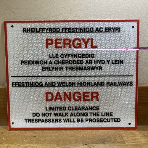 Ffestiniog railway reflective - ffestiniog,