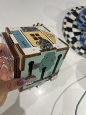 Wooden Activity Cube. Baby Toy