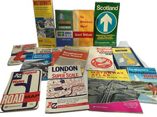 Vintage Map Bundle Route Road