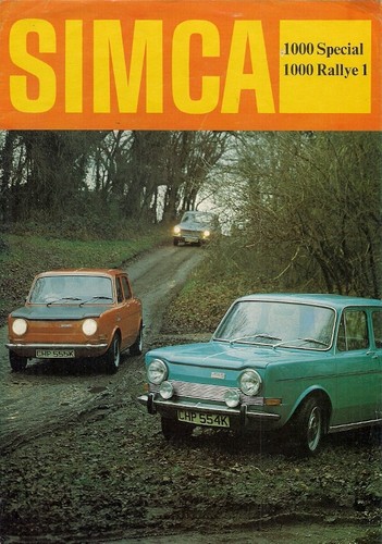 Simca 1000 special rallye 1 - rallye,
