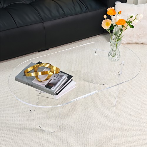 Modern acrylic coffee table - acrylic,