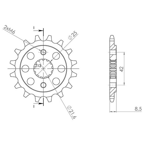 Sunstar p520 d16 steel - p520, r
