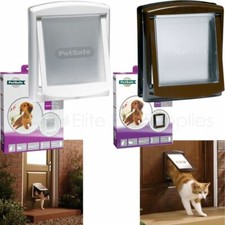 Petsafe Staywell Pet Door Original 2 Way Cat / Dog Flap S/M/L White or Brown