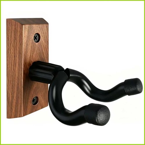 Black walnut guitar - wall, mount