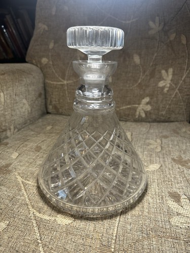 Rare cavan crystal decanter - a,
