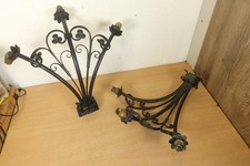 Vintage Pair of Wrought Iron