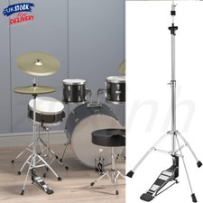 Hi-Hat Cymbal Stand Single Braced 3-Leg Adjustable 65-95cm w/Pedal Lightweight