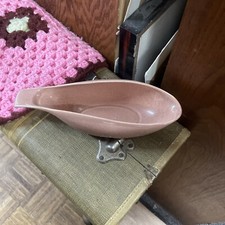 Russel Wright American Modern Coral Steubenville  Lugged Handle Gravy Boat