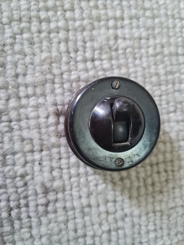 Vintage bakelite light - bakelite, switch