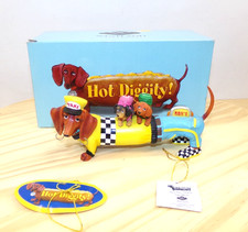 Westland Hot Diggity Dog Dachshund Figurine 2010 Taxi Mom with Box READ