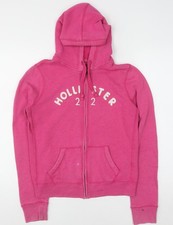 Hollister Women Pink Full Zip