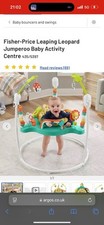 Fisher-Price Jumperoo Leaping Leopard Bouncer Baby