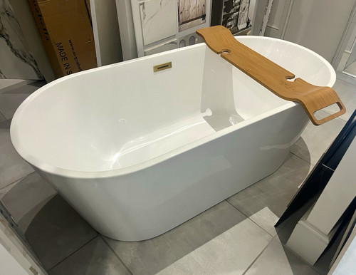 Freestanding white acrylic - white,