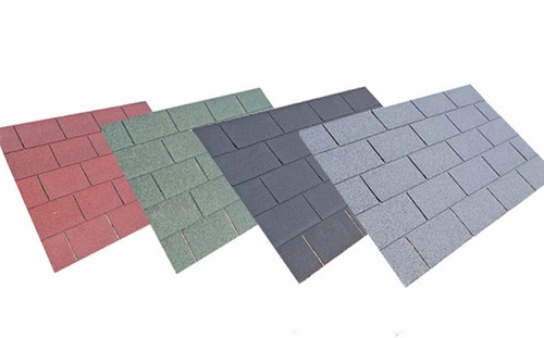 Square felt roofing - felt, shingles