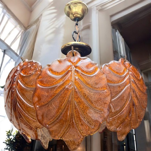 Single light murano chandelier - light,