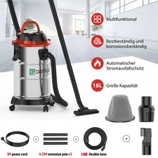 3-in-1 Wet & Dry Vac Vacuum Cleaner 18L 4000W 19000Pa Blower Cleaner Bagless