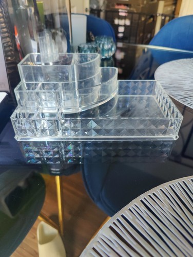 Clear acrylic desk cosmetic - clear,