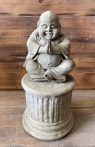 Stone garden happy smiling - stone,