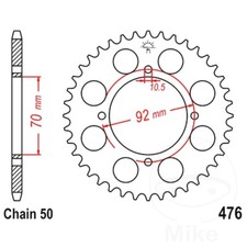 JT Rear Sprocket 45 Tooth 530