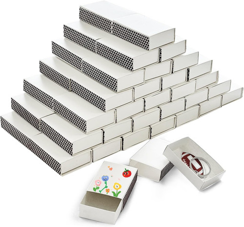 60pcs blank matches - blank, containers