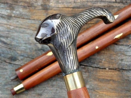 Regular canes vintage brass - vintage,