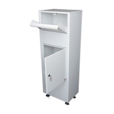 13 METZ Large White Letter Box Post Box Mail  Letterbox Drop tall PARCEL Box