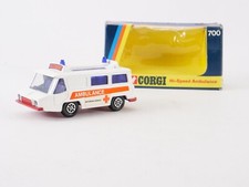 Corgi No. 700 Hi-speed Ambulance Motorway Service 10cm New in Box 1973