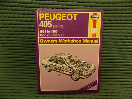 Peugeot 405 haynes workshop - peugeot,