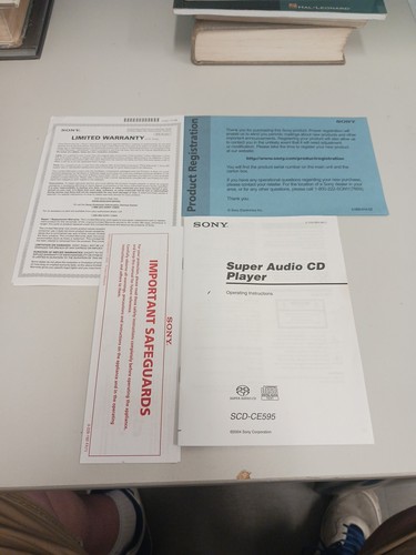 Vintage player owner - cd,