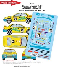 DECALS 1/32 REF 0170 SUBARU