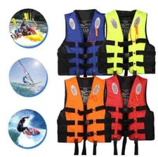 Adult Kids Life Jackets Swimming Fishing Floating Kayak Buoyancy Aid Vest S-3XL