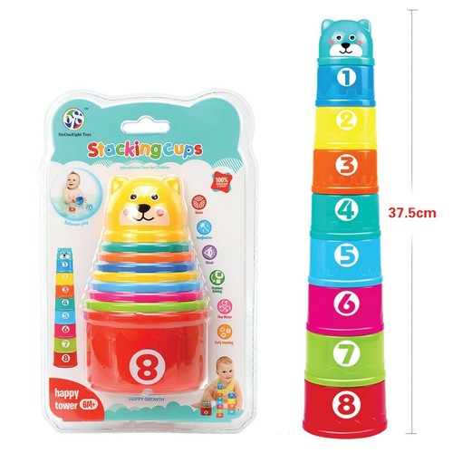 Kids stacking cups toy set - kids,