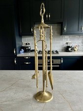 Vintage Brass Fireplace