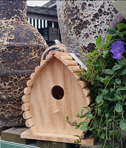 Wooden bird house - , cabin