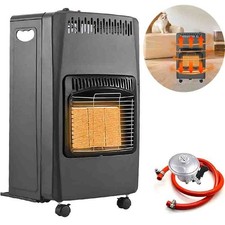 Gas Heater Indoor Portable Foldable Calor Cabinet with 3 Heat Settings Hose Clip