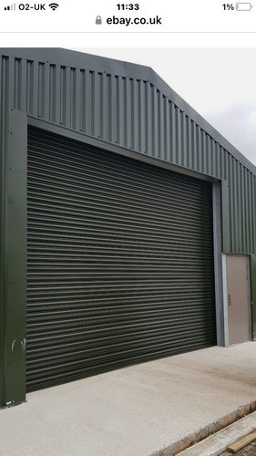 Roller shutter barn doors - roller,