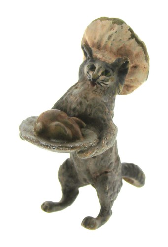 Vienna bronze cat chef - vienna, as