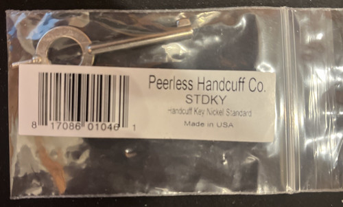 Peerless handcuff key nickel - peerless,