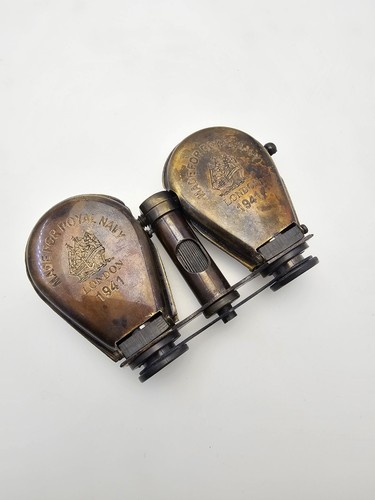 Antique brass binocular - antique,