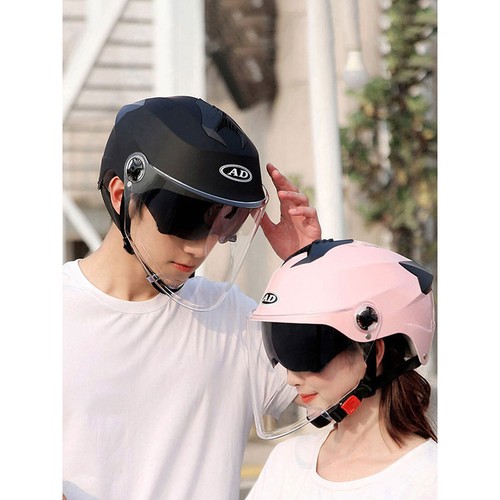 Led lights moped helmet - moped,