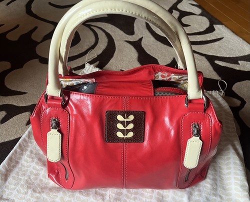 Orla kiely red patent leather - patent,