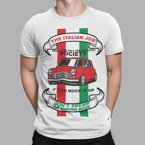 The italian job shirt - italian, movie