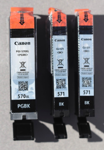 Black genuine canon cartridges - genuine,