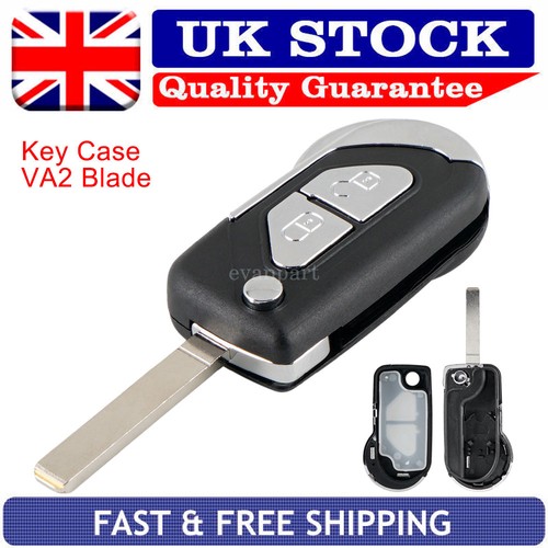 Button flip key case shell - key,